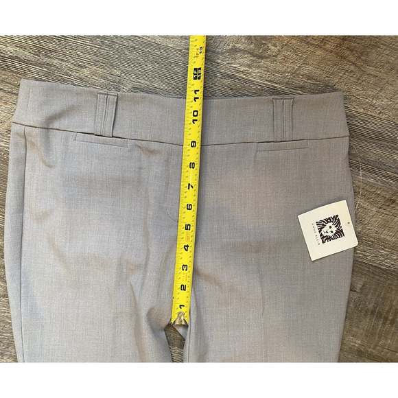 Anne Klein Pants Womens Size 2 NEW Heather Gray Dressy Office Career Work Slacks - Picture 9 of 14